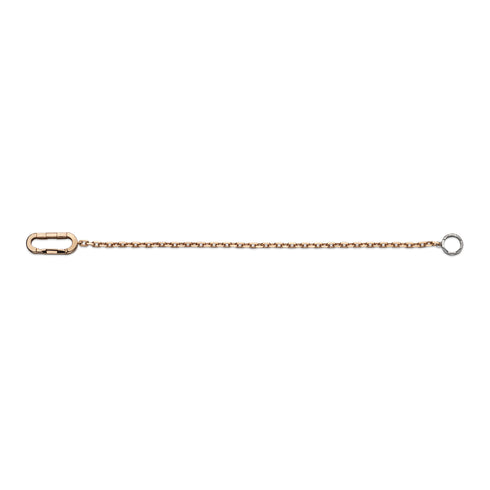 Link to love chain bracelet in pink gold and white gold YBA786693002